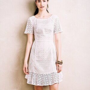 Anthropologie Georgia Eyelet Dress by HD in Paris